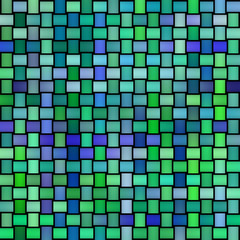 Multicolor Gradient Rectangles Grid. Seamless Black and White Pattern.