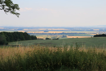 Beautiful landscape in the mountains in summer. Czech Republic - the White Carpathians - Europe. Panorama - summertime
