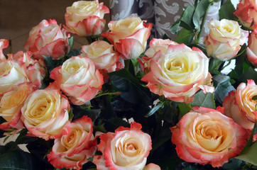 Fresh roses  bouquet
