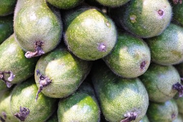 Gemüse auf dem Markt in Hong Kong 
