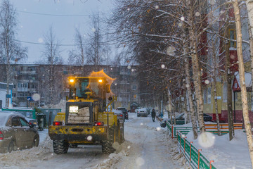 snow removal in the city