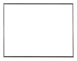 Obraz premium Empty picture frame, shiny chrome finish