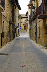 Obraz premium Altstadtgasse in Elciego