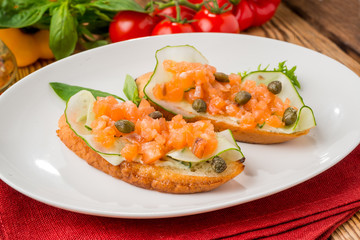 healthy food beautiful and tasty food on a plate