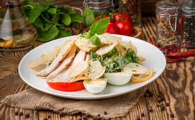 healthy food beautiful and tasty food on a plate