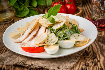 healthy food beautiful and tasty food on a plate