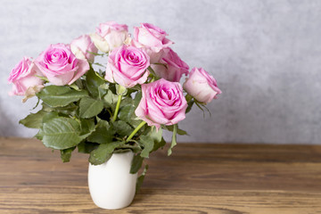 pink roses