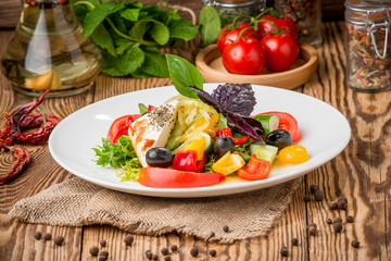healthy food beautiful and tasty food on a plate