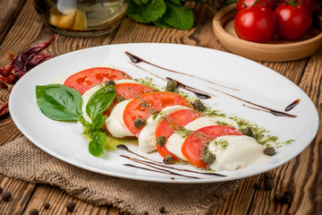 healthy food beautiful and tasty food on a plate