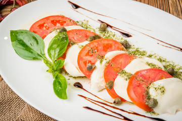 healthy food beautiful and tasty food on a plate