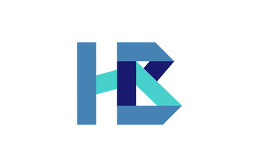 HB Ribbon Letter Logo