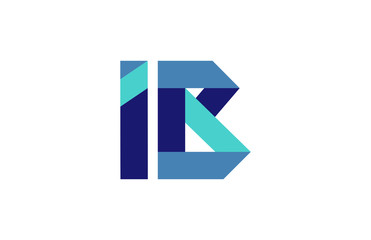 IB Ribbon Letter Logo
