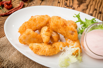 healthy food beautiful and tasty food on a plate