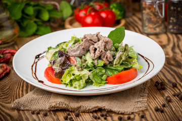 healthy food beautiful and tasty food on a plate