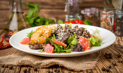 healthy food beautiful and tasty food on a plate