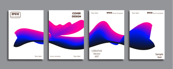 Creative colored cover. Cover design.