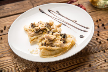 healthy food beautiful and tasty food on a plate