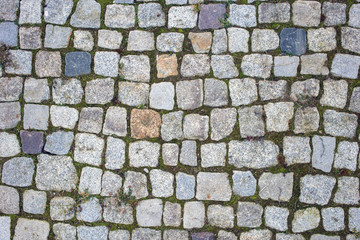 Background of stone pavement texture photo