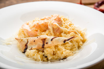 healthy food beautiful and tasty food on a plate