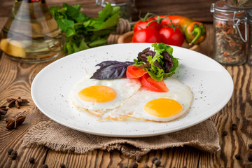 healthy food beautiful and tasty food on a plate