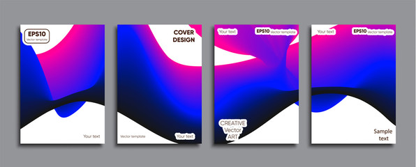 Creative colored cover. Cover design.