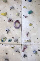Rock climbing wall
