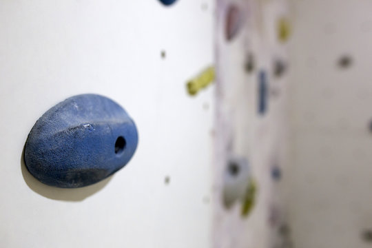 Indoor Rock Climbing Rock Close Up