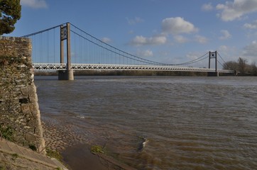 Pont suspendu Bretagne-Anjou à Ancenis