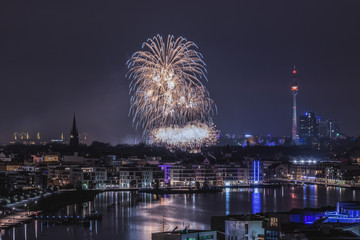 Abschlussfeuerwerk Winterleuchten Dortmund 2018