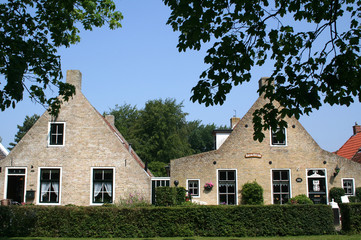 Streetview in the village of Schiermonnikoog