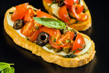 bruschetta with tomato