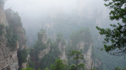 Wulingyuan, Zhangjiajie National Forest Park, Hunan Province, China. Mountains Avatar. Picturesque...