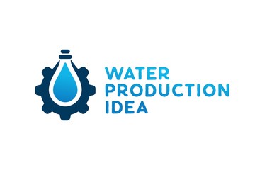 Fototapeta premium water production idea