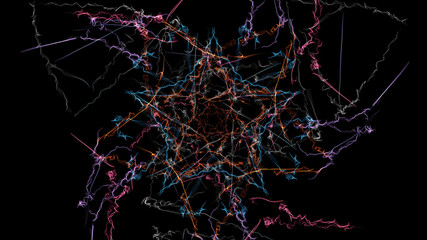 Abstract digital dark background.