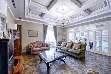 Living room interior in modern house.