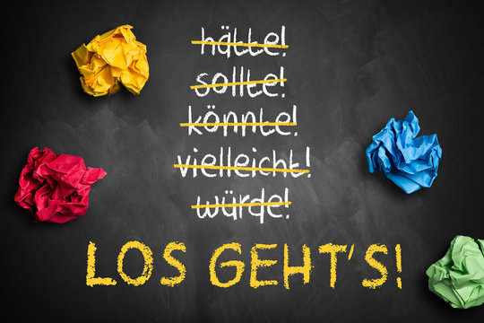 Los geht's! 