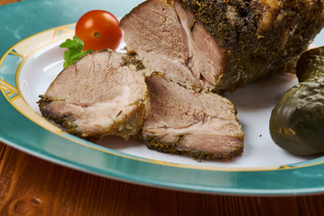 Scandinavian Christmas ham