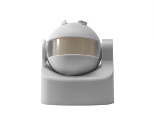 Obraz premium The block of the security signal system isolated on white background