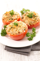 baked stuffed tomato
