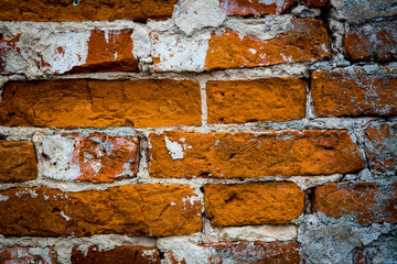 red brickwork background