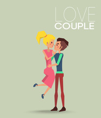 Couple Love Dating Boyfriend and Girlfriend Vector