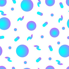 Colorful geometric seamless pattern.