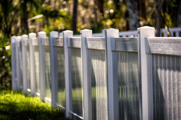 Solid Privacy Vinyl Fence 