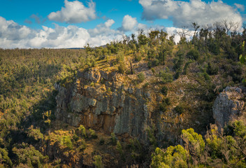 Scenic view in Grampians National Park Rocky Mountains Australian Landscape, Victoria, Australia