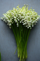 bouquet white valley lily