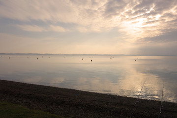 Fishing in the winter