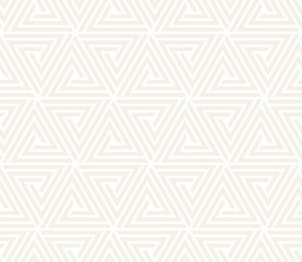 Vector seamless pattern. Modern stylish abstract texture. Repeating geometric tiling from striped elements