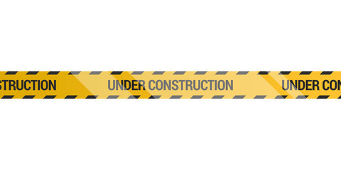 Under construction tape