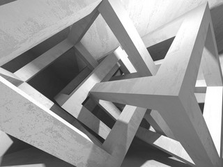 Abstract geometric concrete architecture background