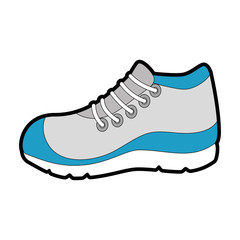 sport shoe tennis icon vector illustration design